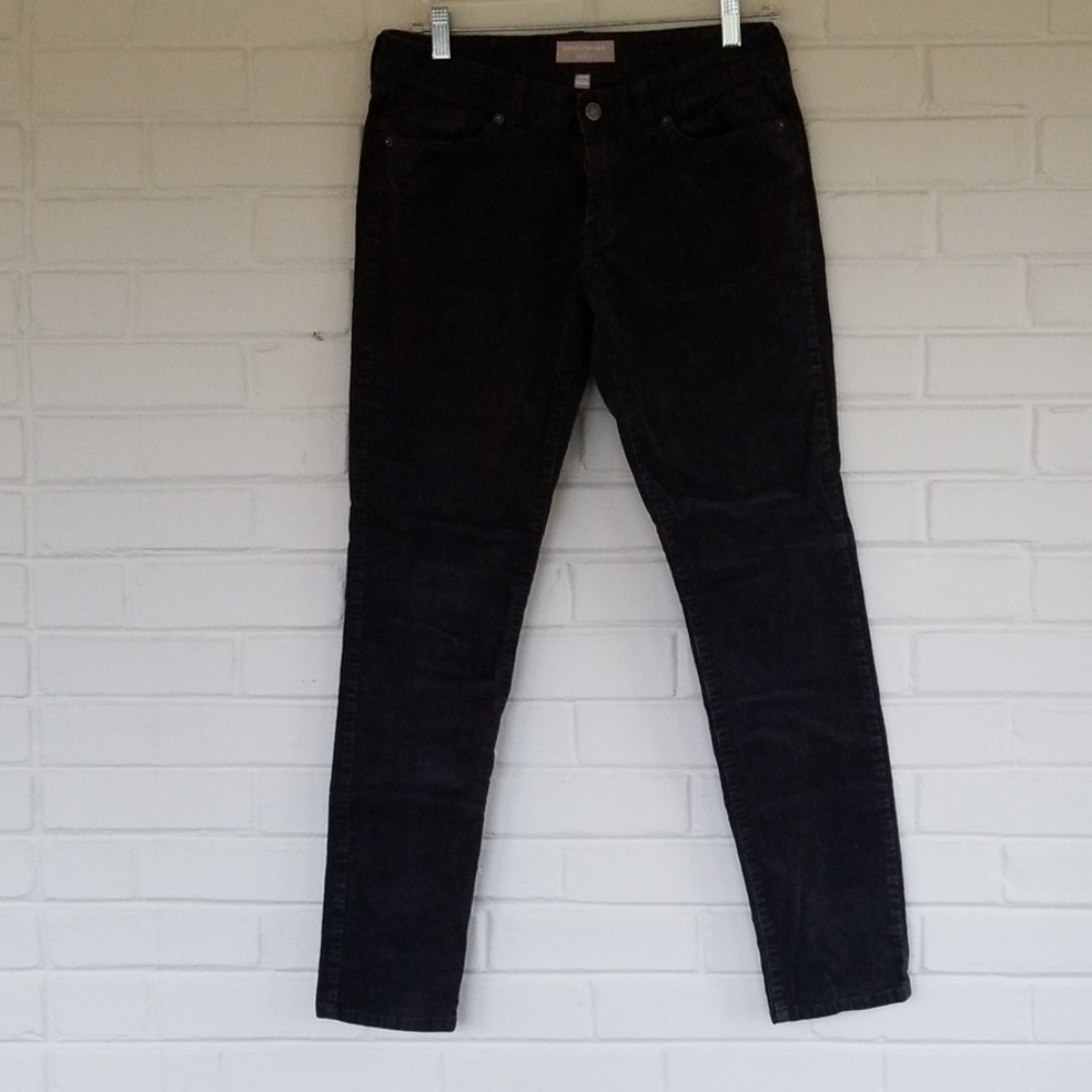 Banana Republic Charcoal Skinny Cords Size 28